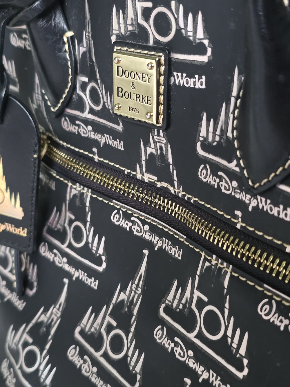 Dooney&Bourke Walt Disney World 50th Anniversary Castle Tote Bag -Read Listing- - Picture 13 of 15